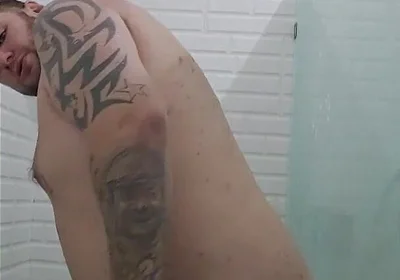 Jimbob Soapy Shower Dildo Riding