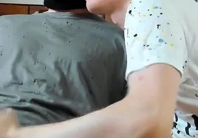 Very Aggressive Jerking off Makes Alex's Cock Hard