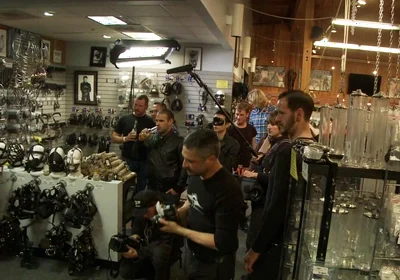 Jessie Colter Gets Gang Banged at Mr S Leather Store