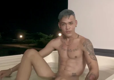 Posing Teenage 18+ Latino Muscle Boy Soft Penis