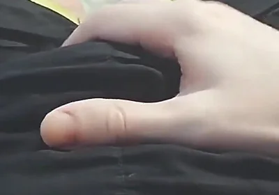 Jerking off in Shorts - Large Dried Stains of Cum All Over My Body