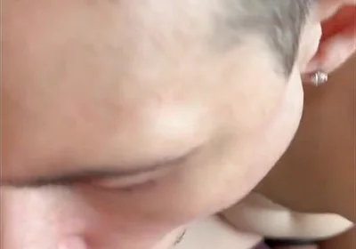 Curious Technician Comes Back on His Break for Blowjob, Fingering and Rimming Fun