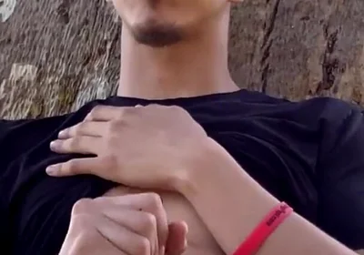 Skinny Big Dick Uncut Twink Public Sex Caught Big Load!