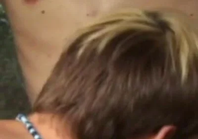 Two sexy twinks fucking raw in the car