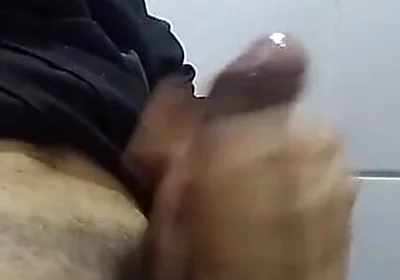 Young Man in the Public Bathroom