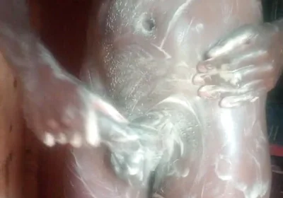 Stroke That Big Black Dick in the Shower and Cum