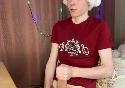 23cm Cock Explodes After Teasing Sensitive Head